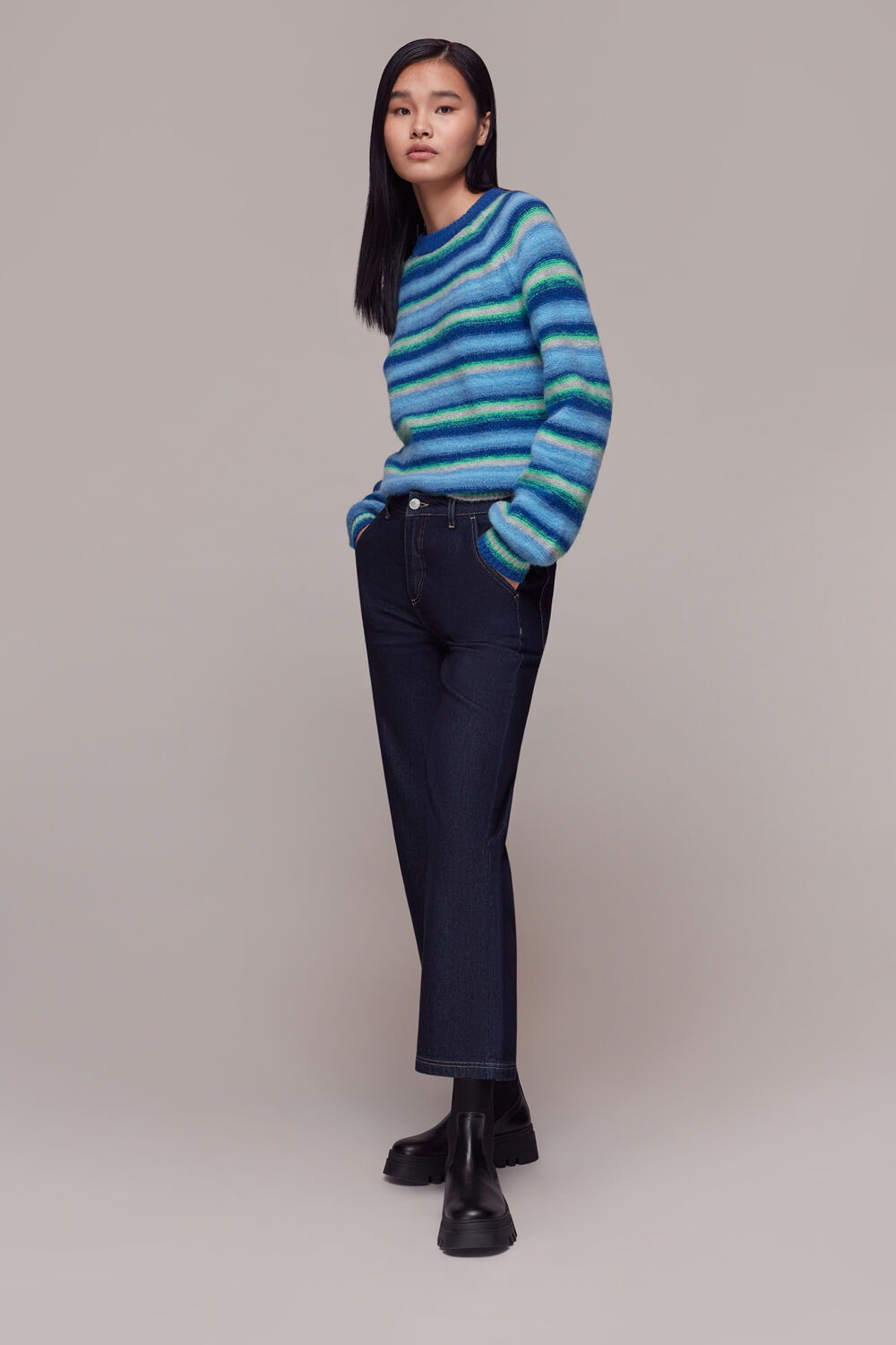 Variated Stripe Sweater